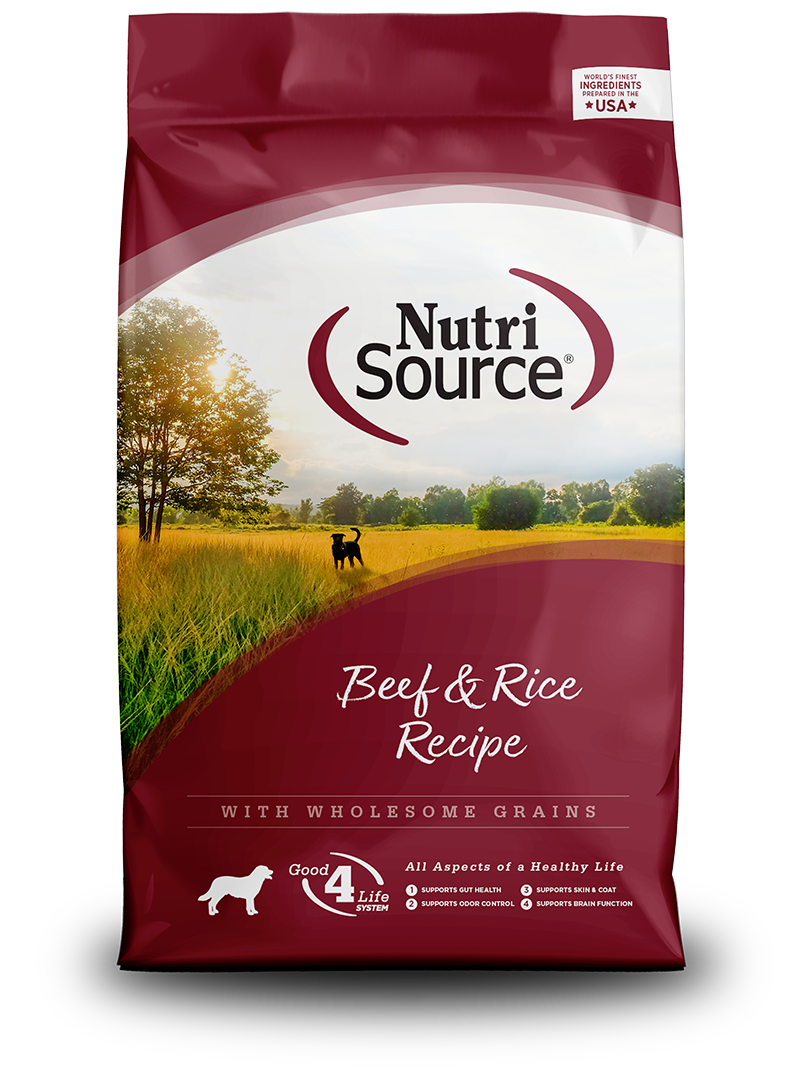 Nutrisource Adult Beef Brown Rice The Modern Dog Company Store