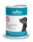 Dave's Restricted Skin & Coat Support, Chicken & Sweet Potato Recipe for Dogs / 13.2 oz