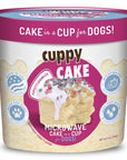 Puppy Cake Cuppy Cake - Microwave Cake in A Cup for Dogs - Birthday Cake Flavored with Pupfetti Sprinkles