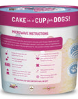 Puppy Cake Cuppy Cake - Microwave Cake in A Cup for Dogs - Birthday Cake Flavored with Pupfetti Sprinkles