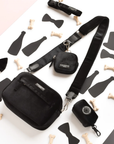 Velvet Bag Strap - Noir