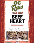 OC Raw FD Beef Hearts - 4oz