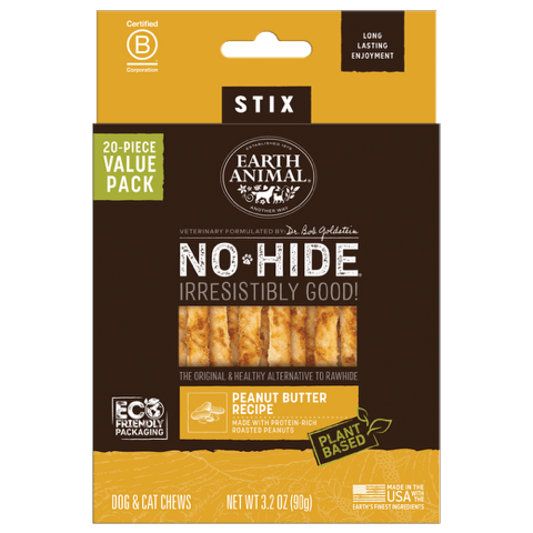 Earth Animal No-hide Stix Value Pack - 20 Count