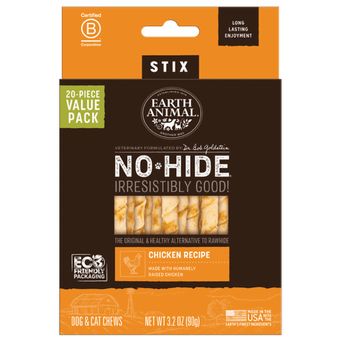 Earth Animal No-hide Stix Value Pack - 20 Count