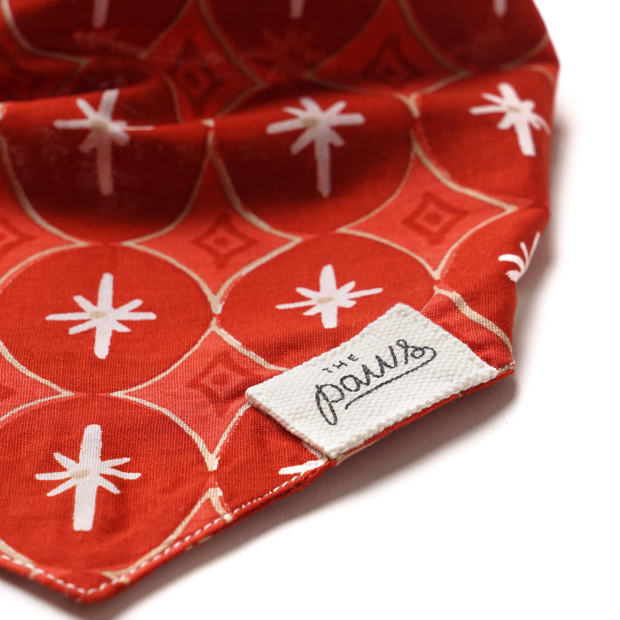 The Paws - Cranberry Dog Bandana