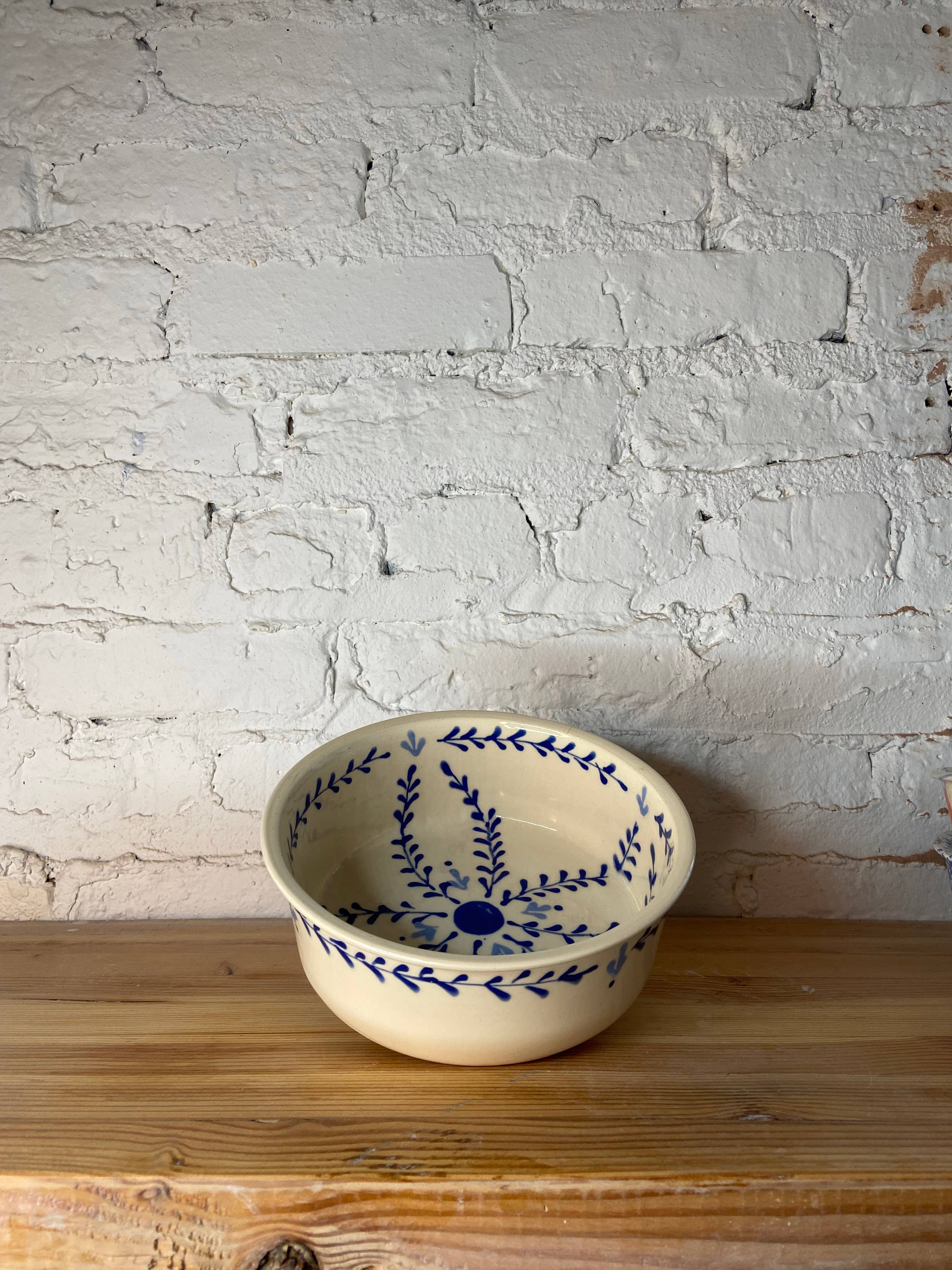 Rise and Shine Ceramics - Dog Bowl: Blue Speckle