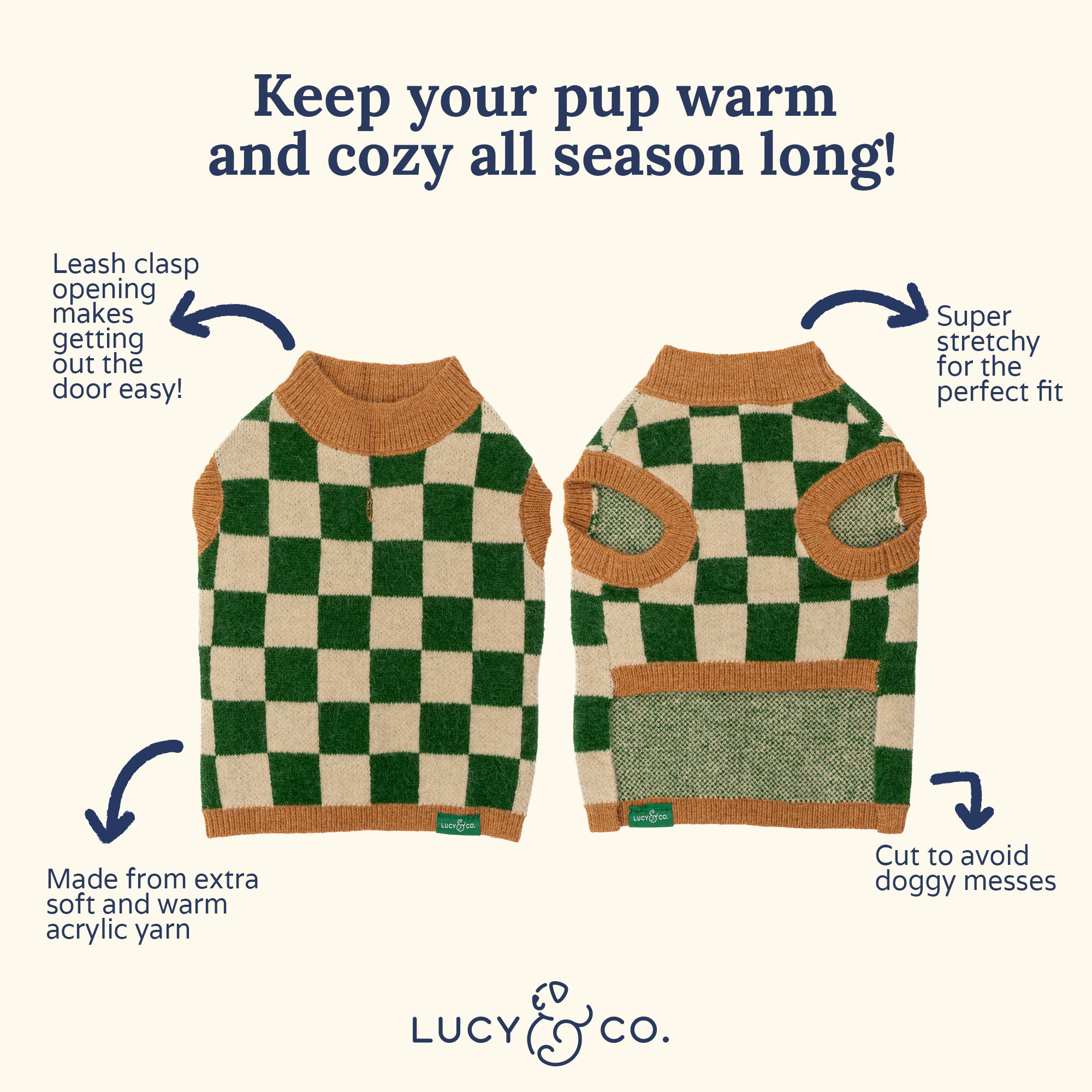 Lucy & Co. - The You're a Square Sweater