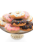 The Foggy Dog - Strawberry Donut Cat Toy: 3.25" diameter