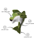 Wagsdale - Here Fishy Fishy Plush Dog Toy