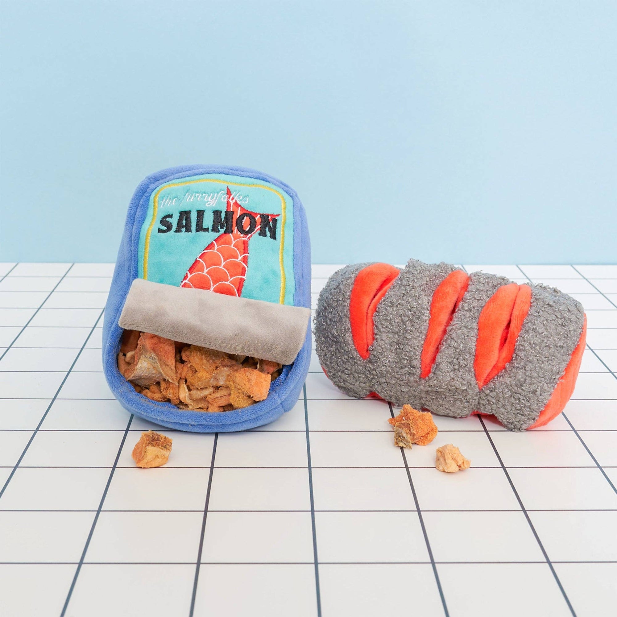 the furryfolks - Tinned Salmon Nosework Toy