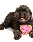 Midlee Designs - Pink Heart Sugar Cookie Dog Toy