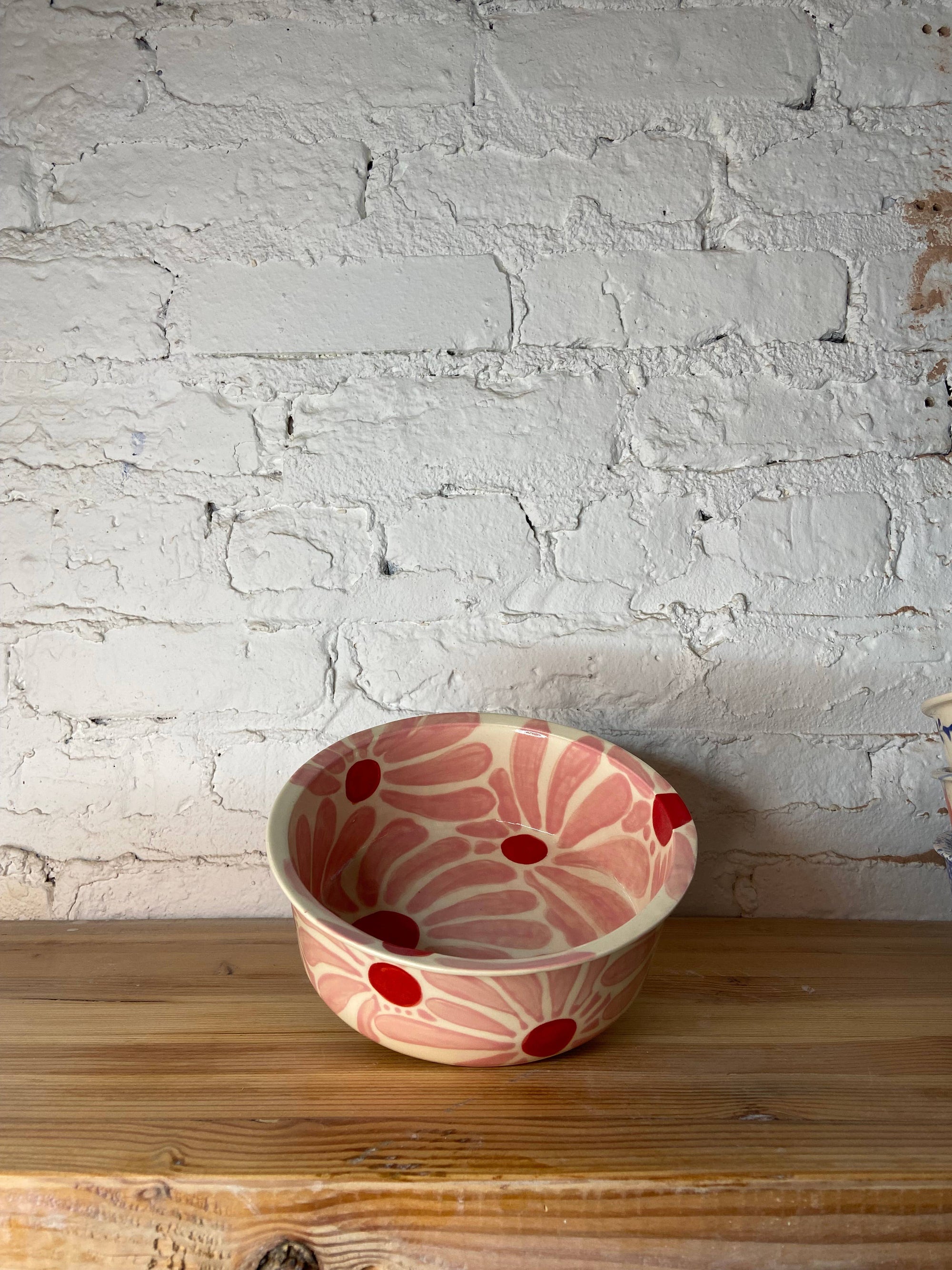 Rise and Shine Ceramics - Dog Bowl: Strawberry