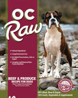 OC Raw Frozen Beef & Produce