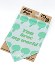 Million Dogs - Cooling Dog Bandana - You Broc My World