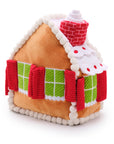 Gingerbread House Interactive Snuffle Holiday Dog Toy