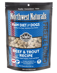 Northwest Naturals Freeze-Dried Raw Nuggets - Beef & Trout 25oz