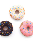 The Foggy Dog - Strawberry Donut Cat Toy: 3.25" diameter