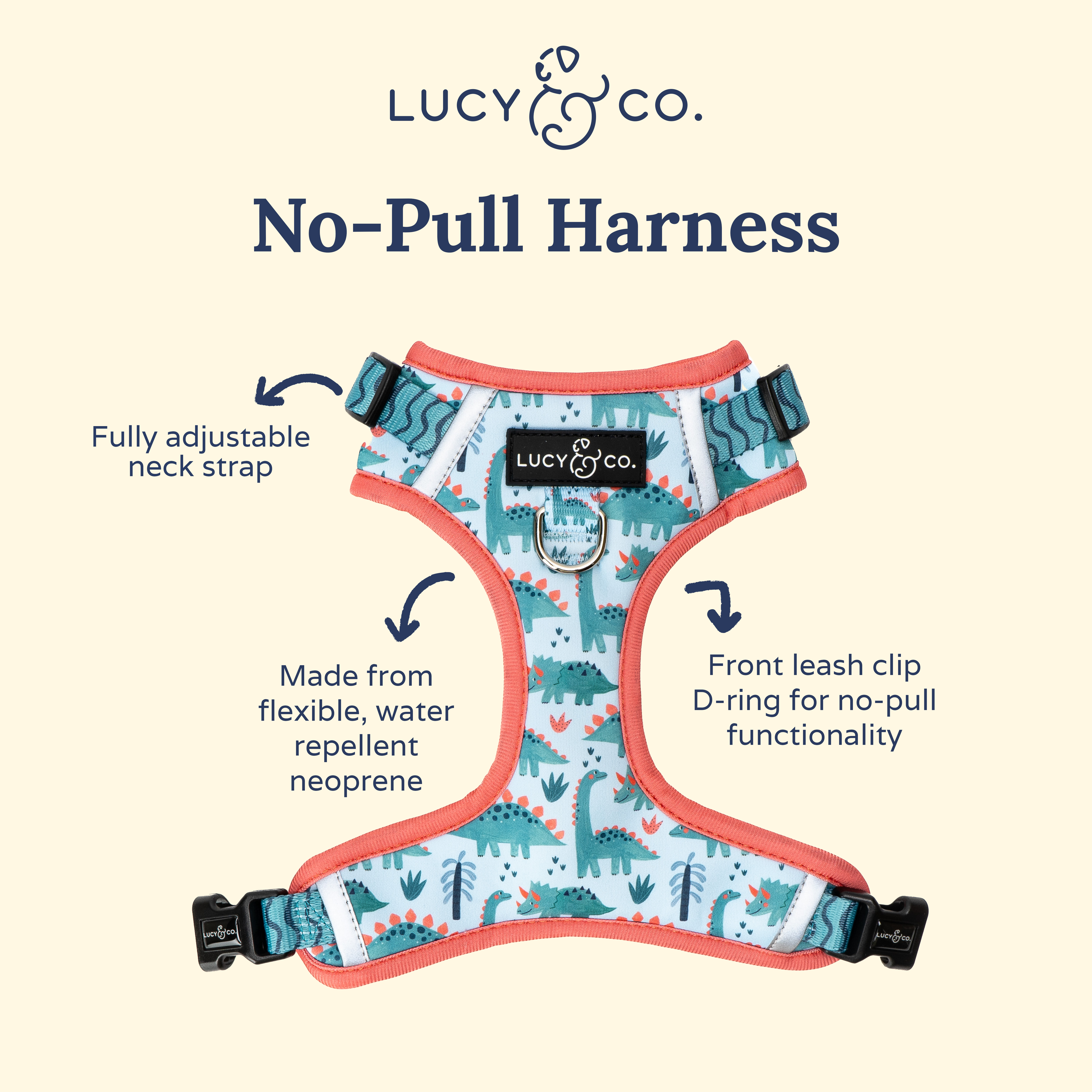 Lucy & Co. - The DinoROAR No-Pull Harness