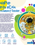 SodaPup Dog Toys - "Earth" nylon eCoin durable enrichment snacking coin