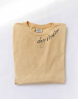 OAT COLLECTIVE - DOG MAMA Mineral Washed Graphic Top: CREAM / XL