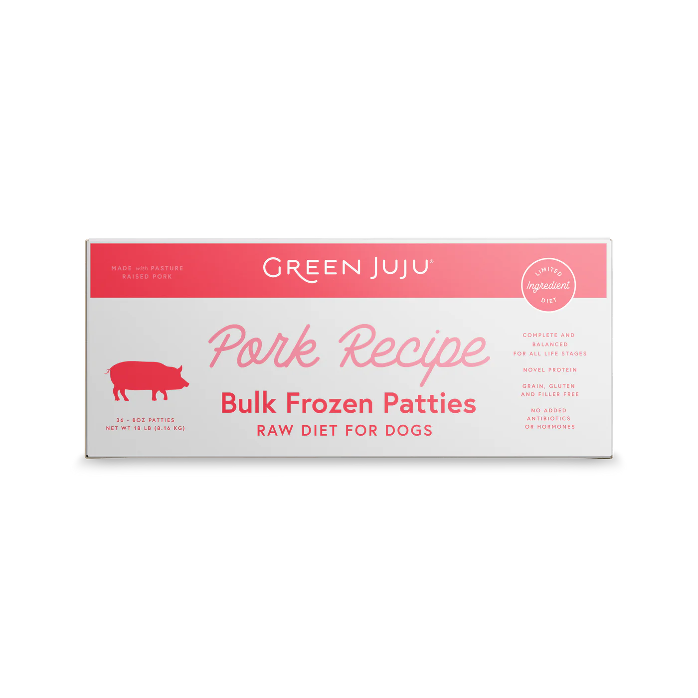 Green Juju Pork Recipe Frozen Patties & Sliders