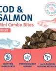 Icelandic+ Cod & Salmon Mini Combo Bites Treats for Cats