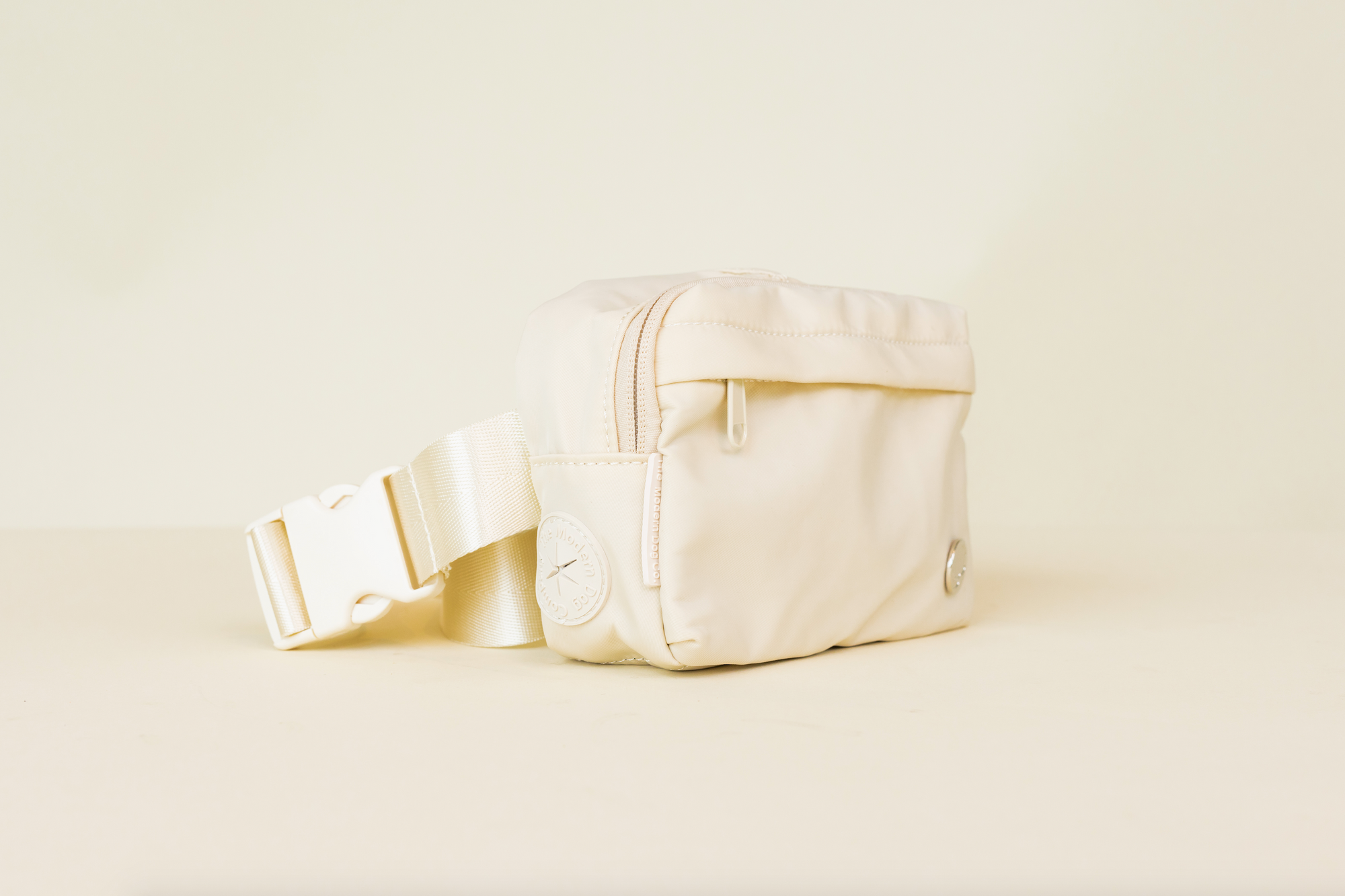 Monochrome Belt Bag with Discrete Poop Bag Dispenser