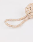 Natural Cotton & Hemp Ball with Handle Tug Toy