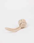 Natural Cotton & Hemp Ball with Handle Tug Toy