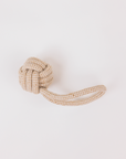 Natural Cotton & Hemp Ball with Handle Tug Toy