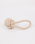 Natural Cotton & Hemp Ball with Handle Tug Toy