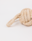 Natural Cotton & Hemp Ball Tug Toy with 2 Handles