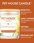 Pet House Vanilla Sandalwood Candle