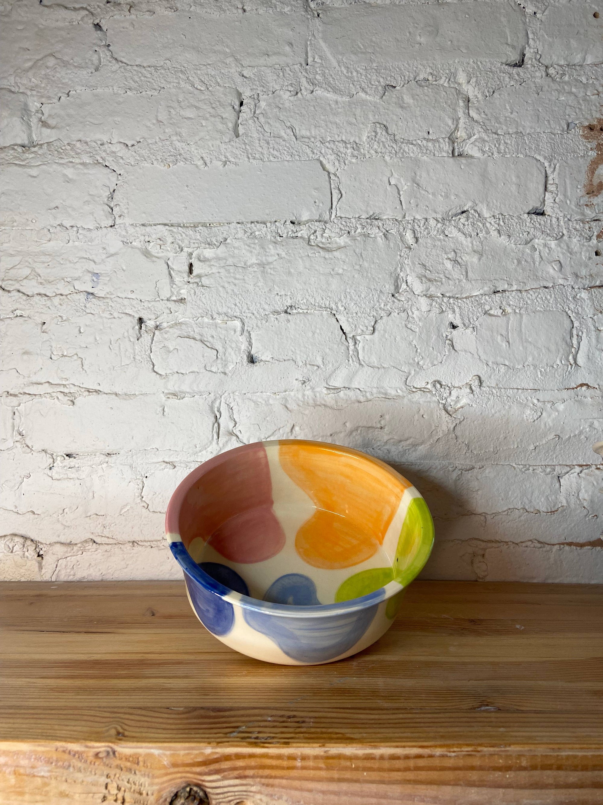 Rise and Shine Ceramics - Dog Bowl: Strawberry