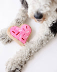 Midlee Designs - Pink Heart Sugar Cookie Dog Toy