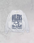 The Clandestine Underground - 90's Oilers Vintage Football Oversized 90's Sweatshirt: XS/S