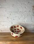 Rise and Shine Ceramics - Dog Bowl: Strawberry