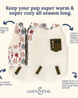 Lucy & Co. - The Jingle Bells Reversible Teddy Vest