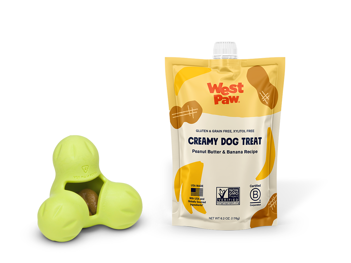 West Paw - Peanut Butter and Banana Creamy Dog Treat