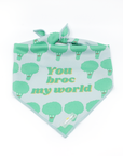 Million Dogs - Cooling Dog Bandana - You Broc My World