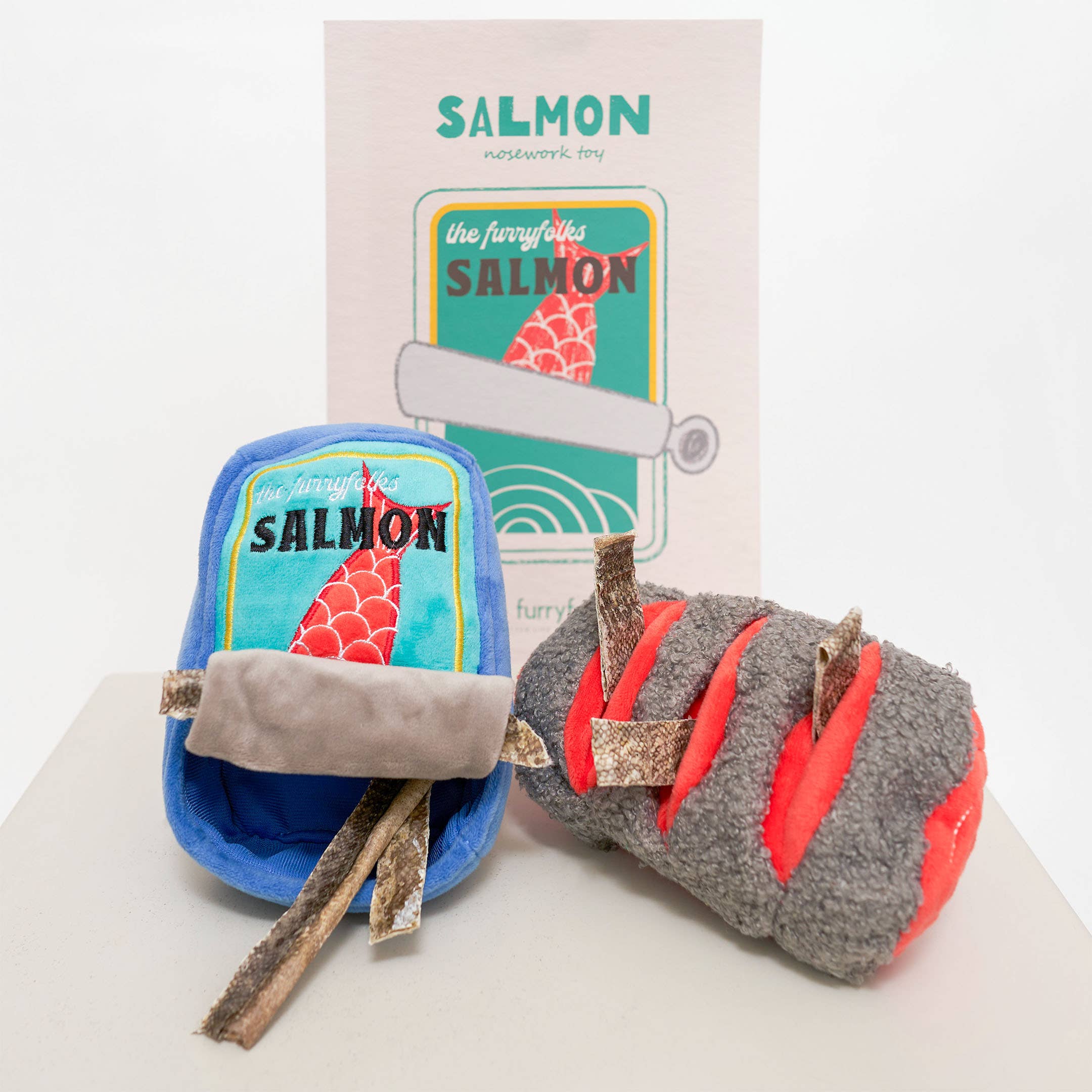 the furryfolks - Tinned Salmon Nosework Toy