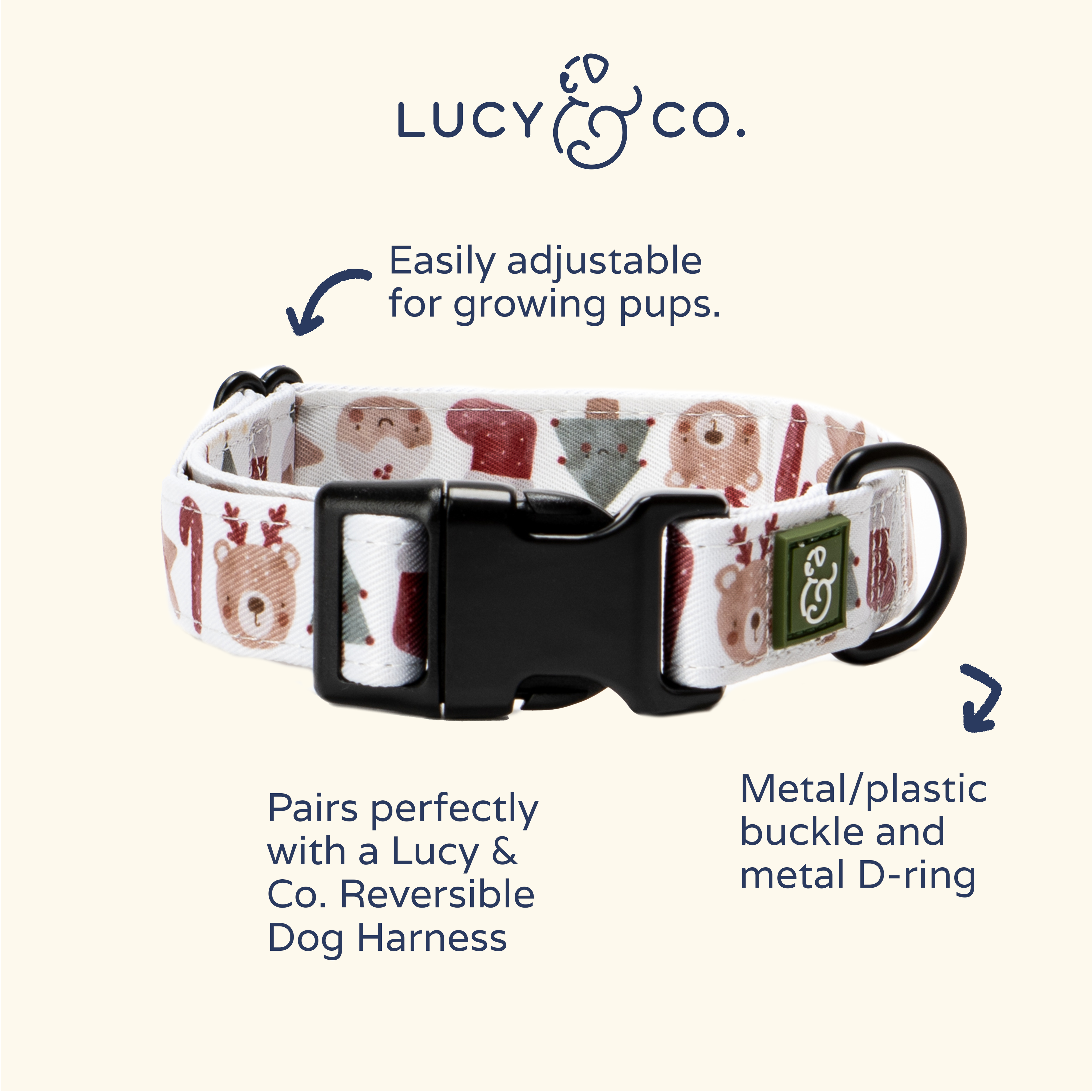 Lucy & Co. - The Jingle Bells Collar