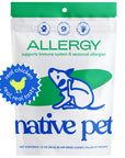 Native Pet - Allergy Chicken Chews: 60ct