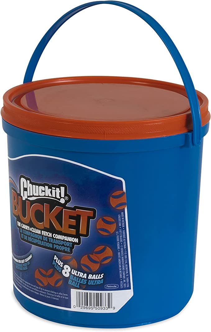 Chuckit! Bucket with Ultra Balls, 8-Count
