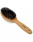 Safari Bamboo Handle Brush - Pin & Bristle Combo