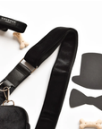 Velvet Bag Strap - Noir