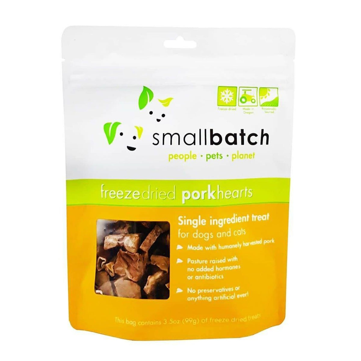 Small Batch Hearts - Pork 3.5oz | The Modern Dog Company Store